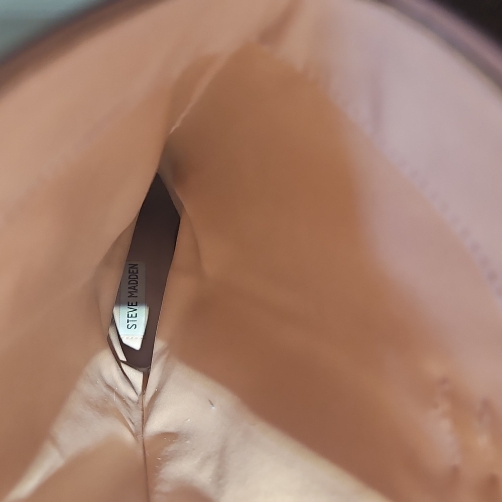 Steve Madden Baby Pink Heeled Cowboy Boots - Picture 8 of 12